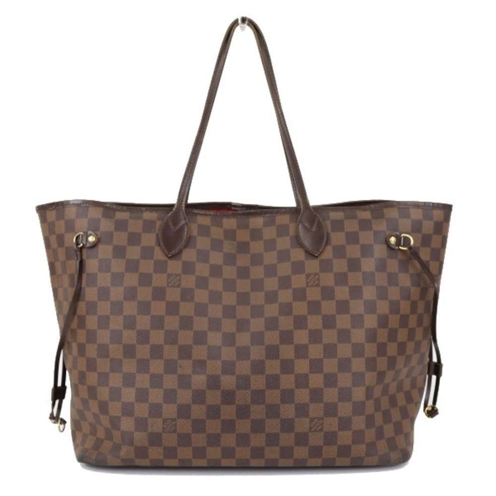 Louis Vuitton Neverfull GM Damier Tote Bag Brown